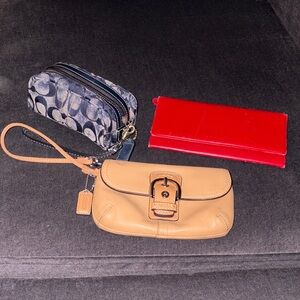 Coach Wristlet & Wallet Bundle (3)